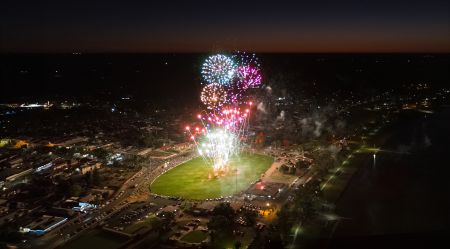 Fireworks at Barmera oval